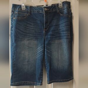 St. John's Bay Blue Denim Shorts